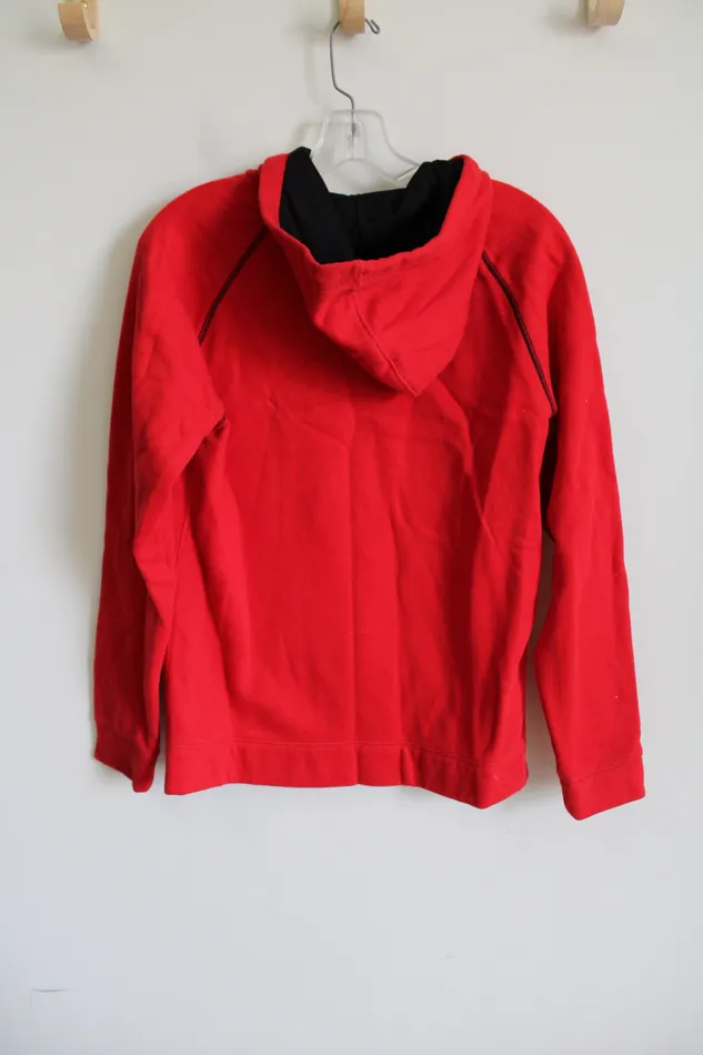 Tk Gear Red Fleece Lined Zip Up Jacket 1820 Tek Gear Earrings