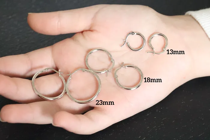 925 Sterling Silver Large Hoops Jewelvers Rings