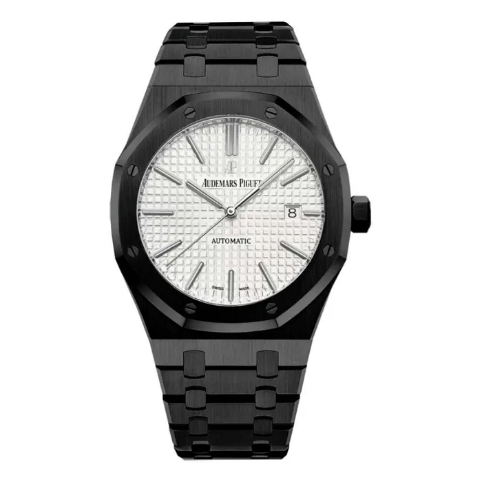 Audemars Piguet Bracelets Audemars Piguet Royal Oak Selfwinding 41mm Mens Watch Ref 15400STOO1220ST02PVD Silver Dial Black PVD Stainless Steel Bracelet Audemars Piguet Bracelets Audemars Piguet Royal Oak Selfwinding 41mm Mens Watch Ref 15400STOO1220ST02PVD Silver Dial Black PVD Stainless Steel Bracelet