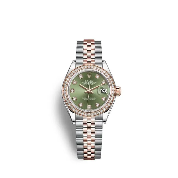Bracelets Rolex Rolex LadyDatejust 28mm Ref 279381rbr0007 Olive Green Diamond Dial Diamond Bezel Two Tone Stainless Steel 18K Rose Gold Jubilee Bracelet Womens Watch Bracelets Rolex Rolex LadyDatejust 28mm Ref 279381rbr0007 Olive Green Diamond Dial Diamond Bezel Two Tone Stainless Steel 18K Rose Gold Jubilee Bracelet Womens Watch