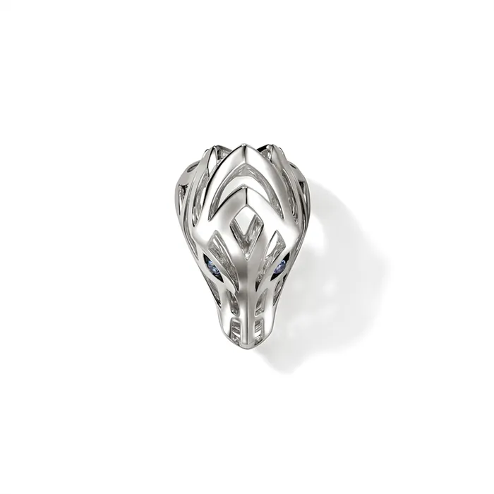 John Hardy Rings John Hardy Sterling Silver Naga Blue Sapphire Ring