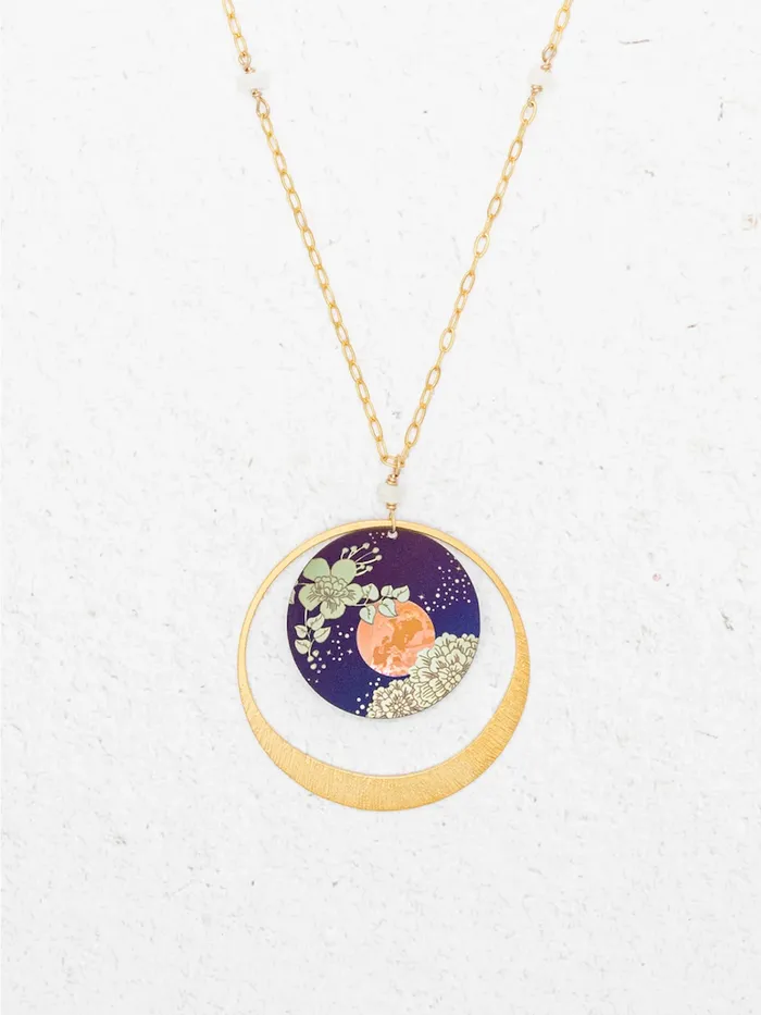 Necklaces Holly Yashi Luna Necklace in Blue Moon