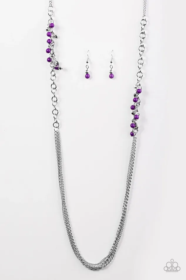 Necklaces Paparazzi Necklace In For A Surprise Purple Paparazzi Jewelry
