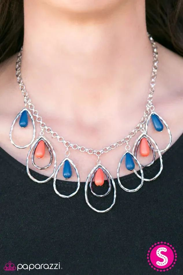 Necklaces Paparazzi Necklace TEARrifically Terrific Multi Paparazzi Jewelry