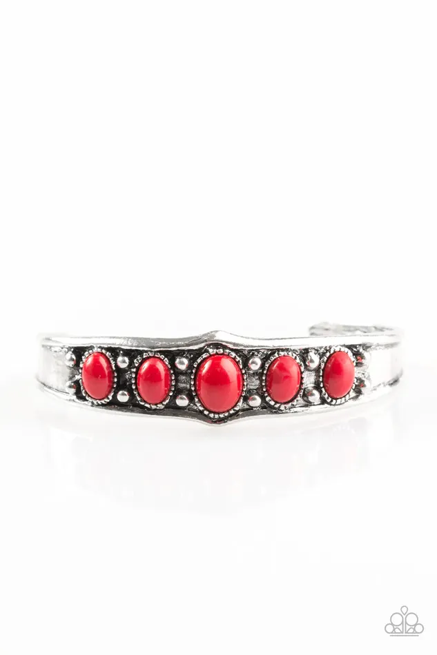 Paparazzi Jewelry Bracelets Paparazzi Bracelet Highlander Red