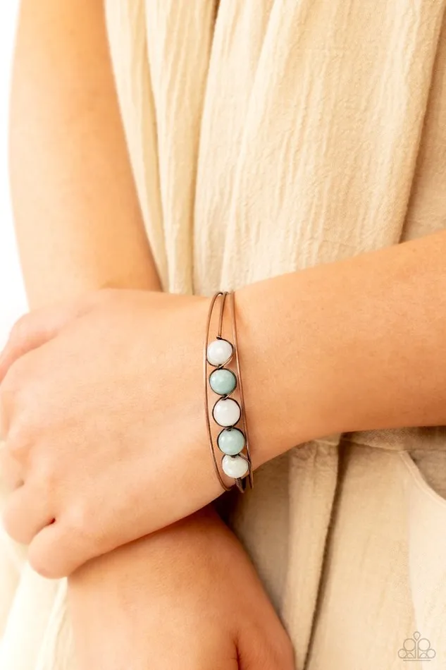 Paparazzi Jewelry Bracelets Paparazzi Bracelet Suspended Symmetry Copper
