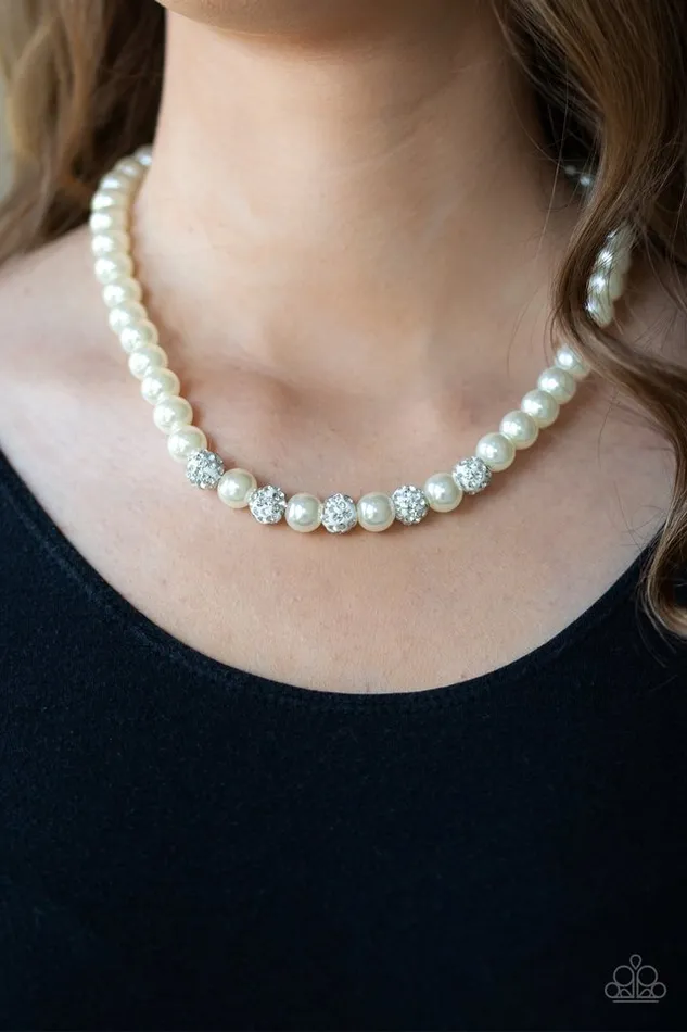Paparazzi Jewelry Necklaces Paparazzi Necklace Posh Boss White