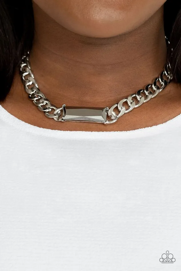 Paparazzi Jewelry Necklaces Paparazzi Necklace Urban Royalty Silver