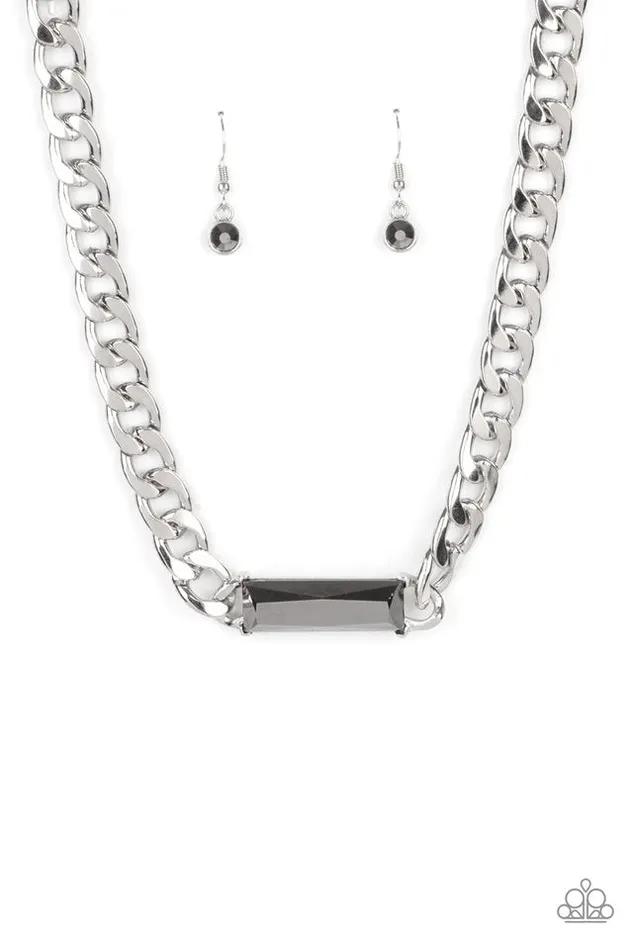 Paparazzi Jewelry Necklaces Paparazzi Necklace Urban Royalty Silver Paparazzi Jewelry Necklaces Paparazzi Necklace Urban Royalty Silver