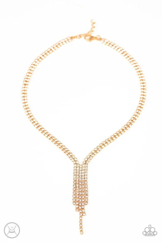 Paparazzi Jewelry Paparazzi Necklace Double The Diva Gold Necklaces