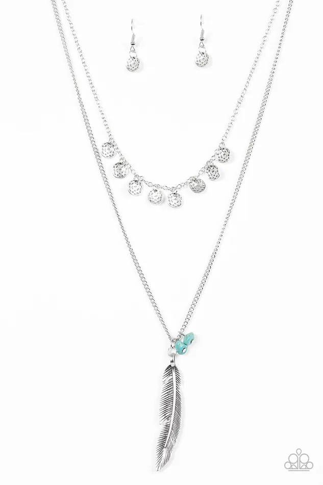 Paparazzi Jewelry Paparazzi Necklace Mojave Musical Blue Necklaces