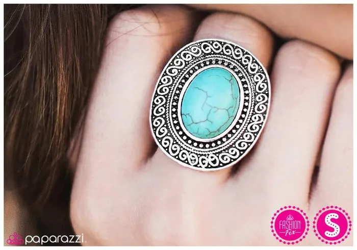 Paparazzi Jewelry Paparazzi Ring It Comes Naturally Blue Rings