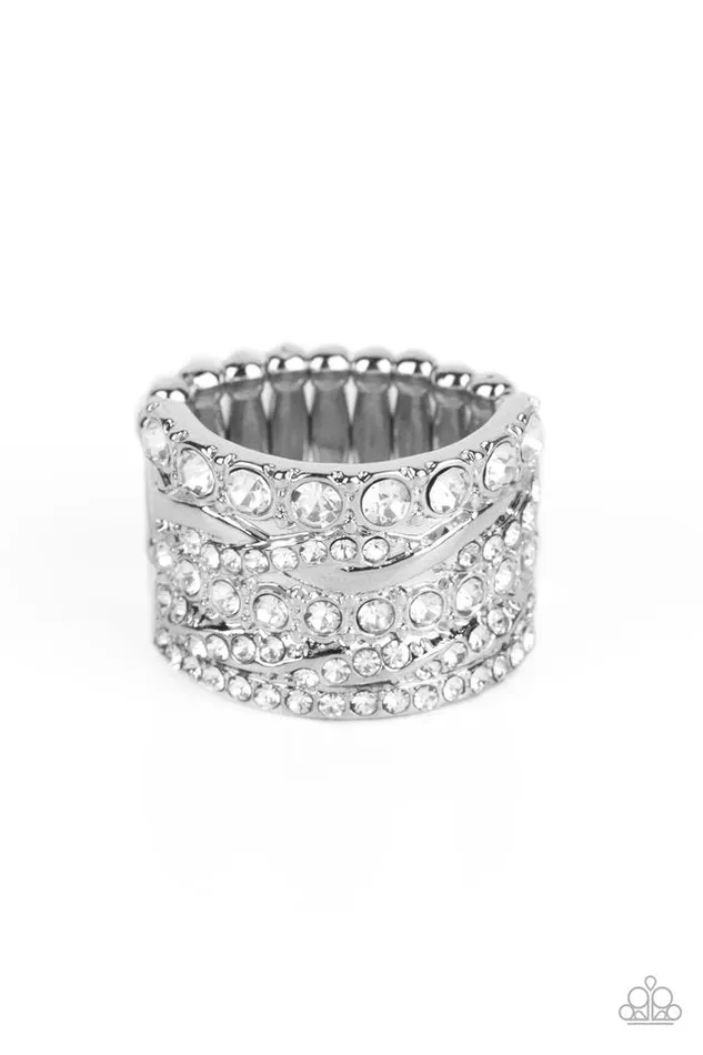 Paparazzi Jewelry Rings Paparazzi Ring Angelic Architecture White Paparazzi Jewelry Rings Paparazzi Ring Angelic Architecture White