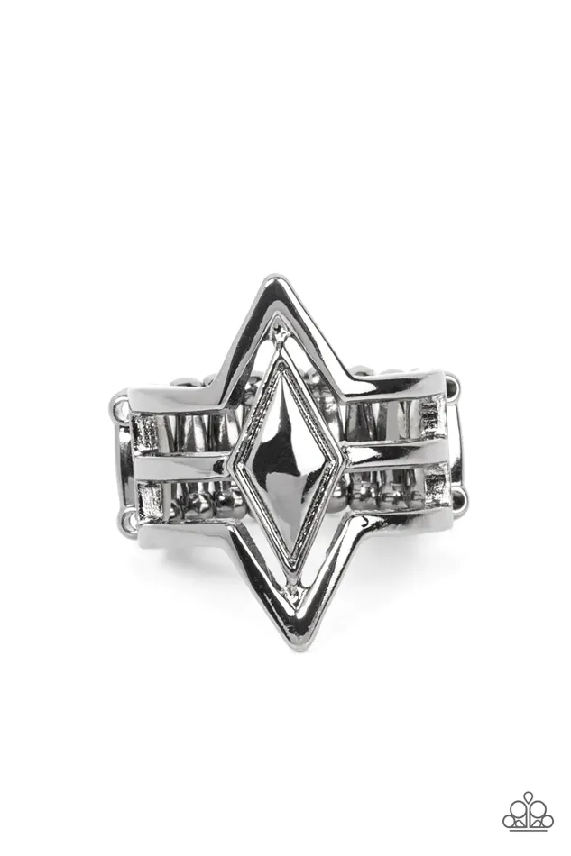 Paparazzi Jewelry Rings Paparazzi Ring Deceivingly Diamond Black