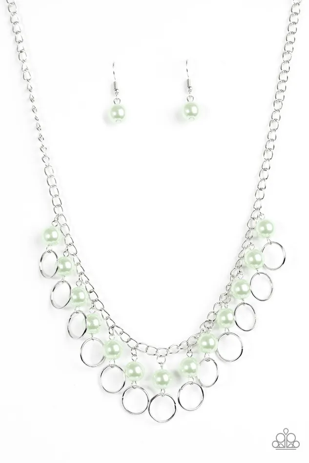 Paparazzi Necklace Run The Show Green Paparazzi Jewelry Necklaces