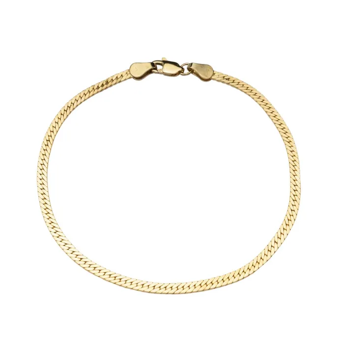 RG Bracelets Gold Filled 3mm Herringbone Bracelet