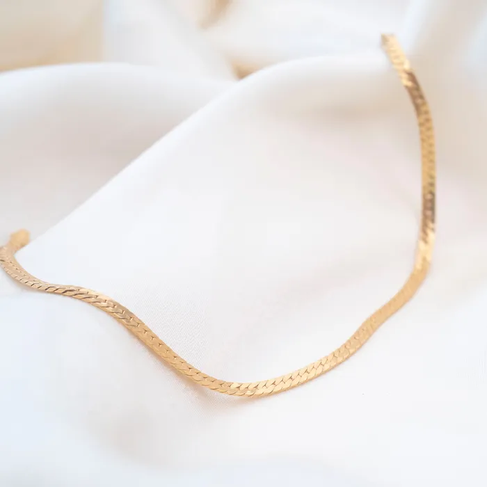 RG Bracelets Gold Filled 3mm Herringbone Bracelet