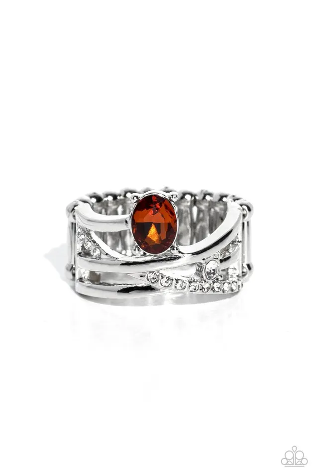 Rings Paparazzi Jewelry Paparazzi Ring Alternating Allure Brown Rings Paparazzi Jewelry Paparazzi Ring Alternating Allure Brown