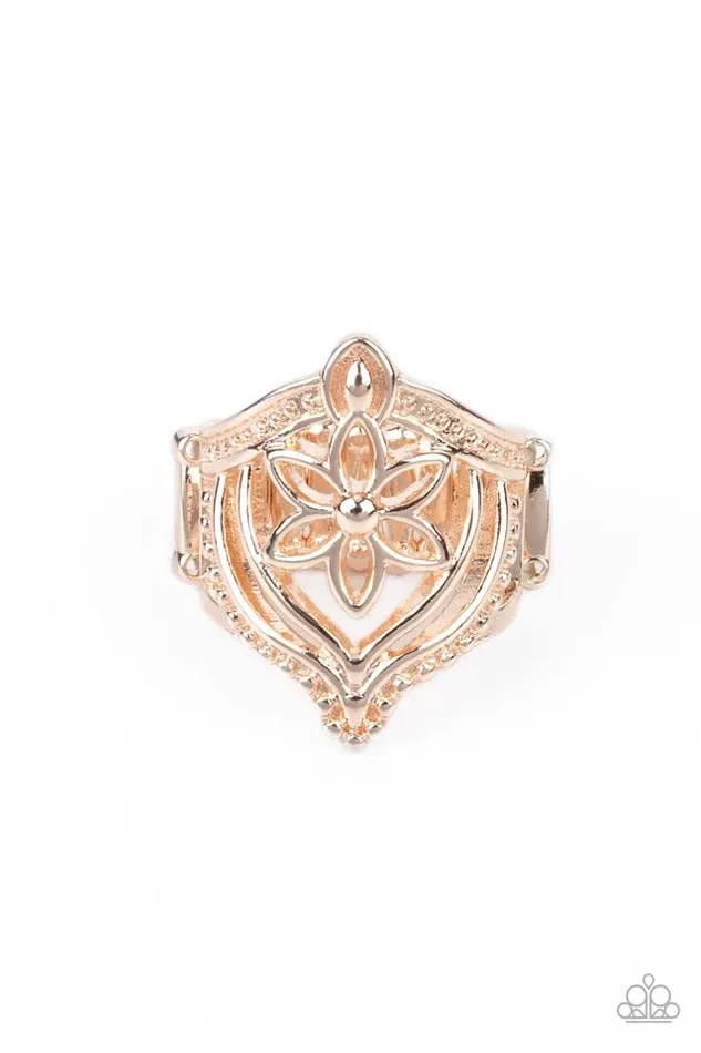 Rings Paparazzi Jewelry Paparazzi Ring Eastern Eden Rose Gold Rings Paparazzi Jewelry Paparazzi Ring Eastern Eden Rose Gold