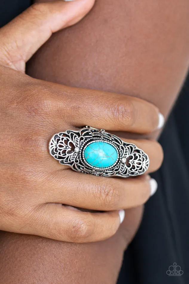 Rings Paparazzi Jewelry Paparazzi Ring Ego Trippin Blue