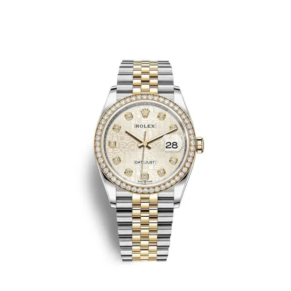 Rolex Bracelets Rolex Datejust 36mm Ref 126283rbr0013 Silver Jubilee Diamond Dial Diamond Bezel Two Tone Stainless Steel 18K Yellow Gold Jubilee Bracelet Watch Rolex Bracelets Rolex Datejust 36mm Ref 126283rbr0013 Silver Jubilee Diamond Dial Diamond Bezel Two Tone Stainless Steel 18K Yellow Gold Jubilee Bracelet Watch