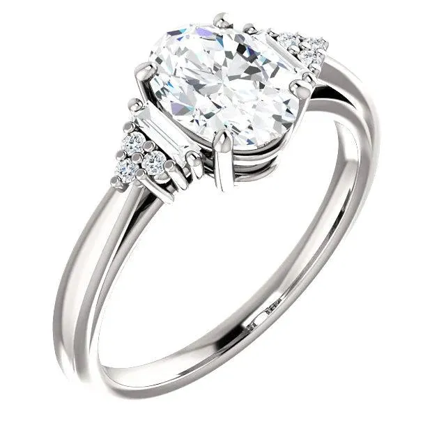 Cathedral Setting Real Natural Earth Mined Diamond Engagement Ring 220 Carats Women Jewelry GB Rings Cathedral Setting Real Natural Earth Mined Diamond Engagement Ring 220 Carats Women Jewelry GB Rings