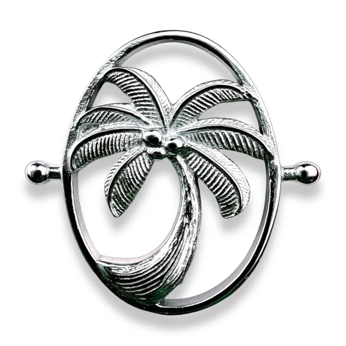 CONQUERing Necklaces Luxe Coconut Palm Tree Oval Element