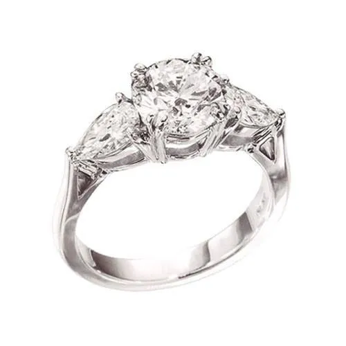 GB 301 Carat Natural Earth Mined Diamonds Engagement Ring 3 Stone Gold Ring Rings GB 301 Carat Natural Earth Mined Diamonds Engagement Ring 3 Stone Gold Ring Rings