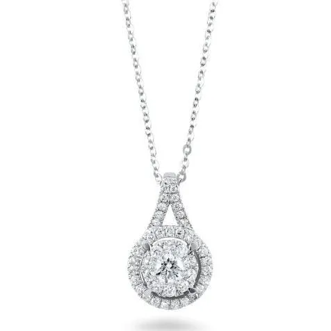 GB Necklaces 133 Ct Sparkling Round Cut Real Natural Earth Mined Diamonds Large Pendant Necklace White Gold GB Necklaces 133 Ct Sparkling Round Cut Real Natural Earth Mined Diamonds Large Pendant Necklace White Gold