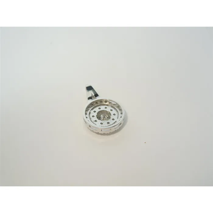 GB Necklaces 133 Ct Sparkling Round Cut Real Natural Earth Mined Diamonds Large Pendant Necklace White Gold