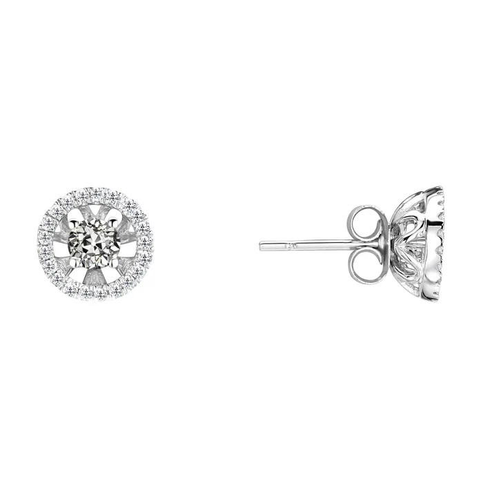 Halo Old Mine Cut Natural Diamond Stud Earrings Basket Style 150 Carats HarryChadEntcom Earrings Halo Old Mine Cut Natural Diamond Stud Earrings Basket Style 150 Carats HarryChadEntcom Earrings