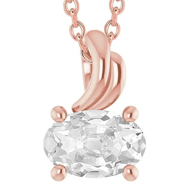 Ladys Slide Natural Earth Mined Diamond Pendant 5 Carats Oval Old Miner Jewelry Rose Gold HarryChadEntcom Necklaces Ladys Slide Natural Earth Mined Diamond Pendant 5 Carats Oval Old Miner Jewelry Rose Gold HarryChadEntcom Necklaces