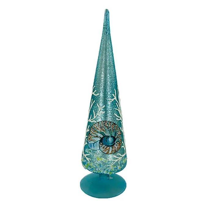 Necklaces December Diamonds December Diamonds Calm Shores Glass Tree Decor With Shell Necklaces December Diamonds December Diamonds Calm Shores Glass Tree Decor With Shell