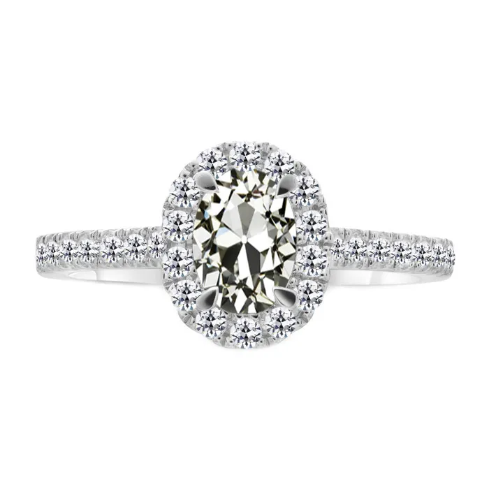 Oval Round Old Miner Halo Engagement Natural Diamond Ring 4 Carats HarryChadEntcom Rings Oval Round Old Miner Halo Engagement Natural Diamond Ring 4 Carats HarryChadEntcom Rings