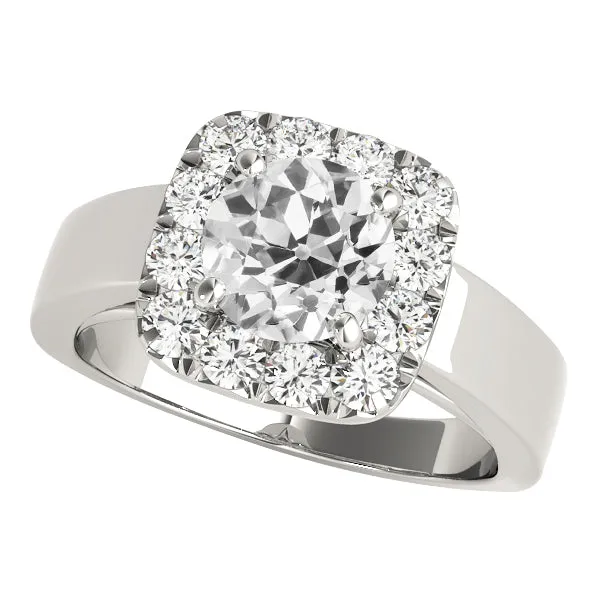 Rings HarryChadEntcom Engagement Halo Round Old Mine Cut Real Natural Earth Mined Diamond Ring Jewelry 450 Carats Rings HarryChadEntcom Engagement Halo Round Old Mine Cut Real Natural Earth Mined Diamond Ring Jewelry 450 Carats
