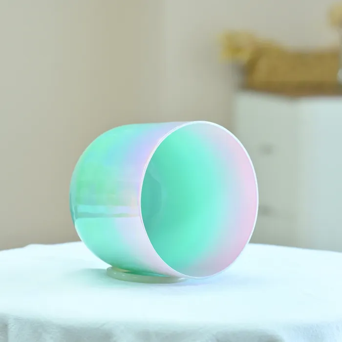 Rings Life Changing Energy 1pc 6 Inch Dream Color Alchemy Clear Quartz Chakra Crystal Singing Bowl FREE 2 Mallets and Oring