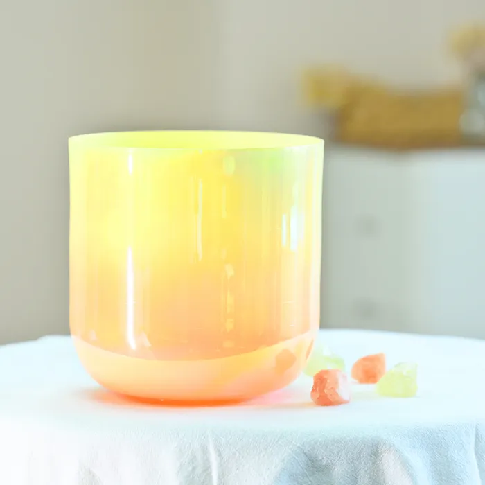 Rings Life Changing Energy 1pc 6 Inch Dream Color Alchemy Clear Quartz Chakra Crystal Singing Bowl FREE 2 Mallets and Oring