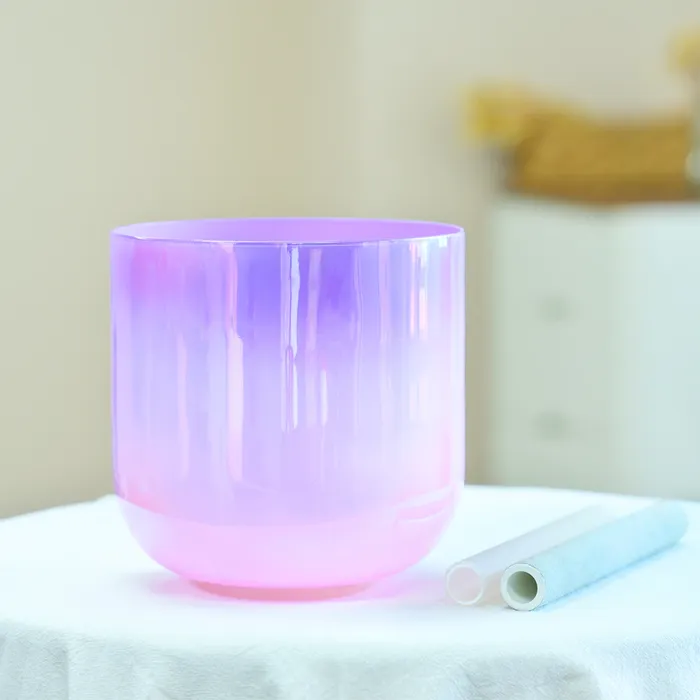 Rings Life Changing Energy 1pc 6 Inch Dream Color Alchemy Clear Quartz Chakra Crystal Singing Bowl FREE 2 Mallets and Oring