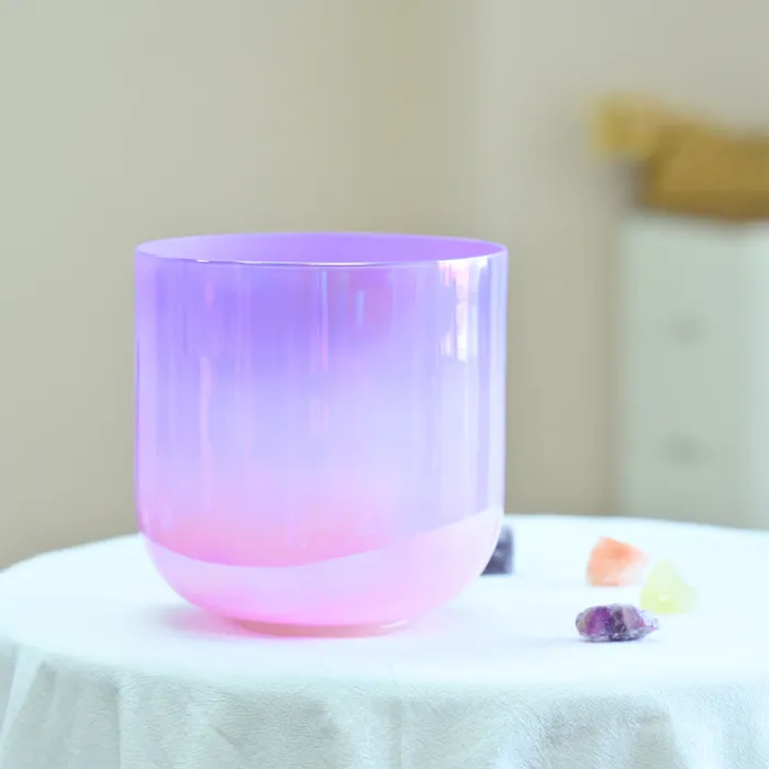 Rings Life Changing Energy 1pc 6 Inch Dream Color Alchemy Clear Quartz Chakra Crystal Singing Bowl FREE 2 Mallets and Oring