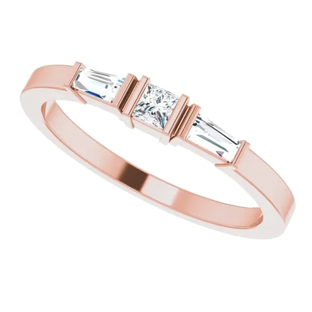 ThreeStone Natural Earth Mined Diamond Ring 110 Carats Rose Gold 14K Jewelry GB Rings ThreeStone Natural Earth Mined Diamond Ring 110 Carats Rose Gold 14K Jewelry GB Rings