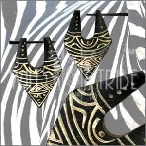 Earrings Pointed Horn Earrings Tulsa Body Jewelry