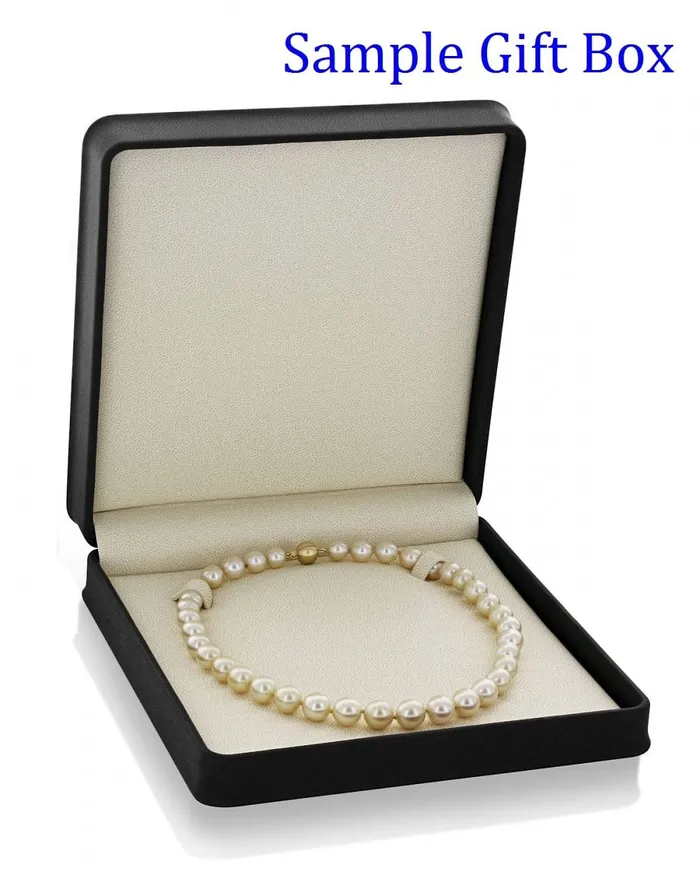 Golden South Sea Pearl Necklace 120140mm AAA Quality SPT Necklaces