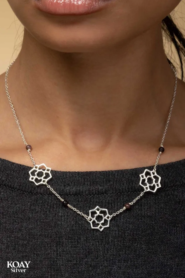 KOAY Silver Store Necklaces IS Necklace