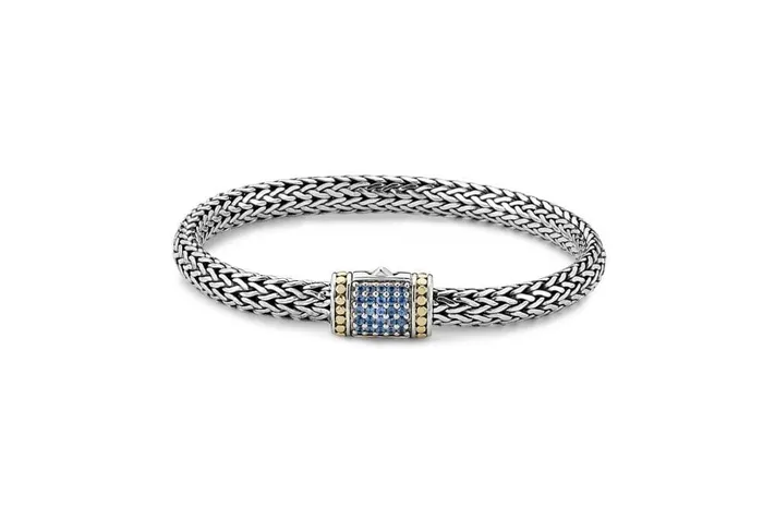 Kuta Bracelet 5x7MM Blue Sapphire Samuel B Bracelets