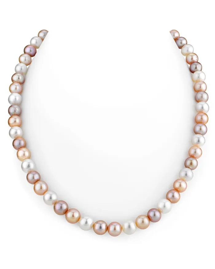 Necklaces SPT 6570mm Freshwater Multicolor Pearl Necklace AAA Quality