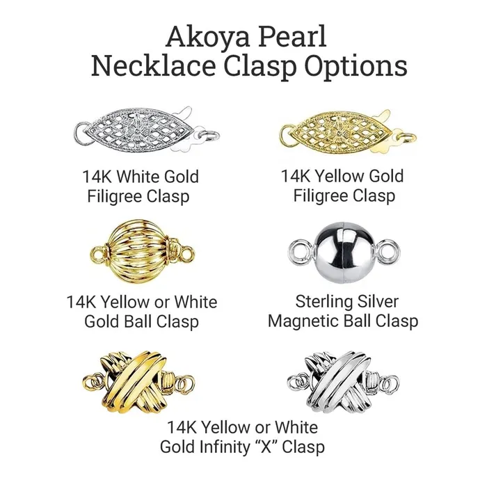 Necklaces White Japanese Akoya Choker Length Pearl Necklace 7580mm AAA Quality SPT