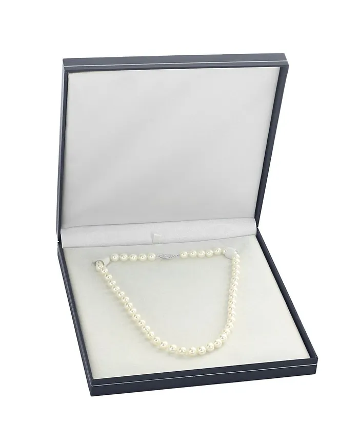 Necklaces White Japanese Akoya Choker Length Pearl Necklace 7580mm AAA Quality SPT