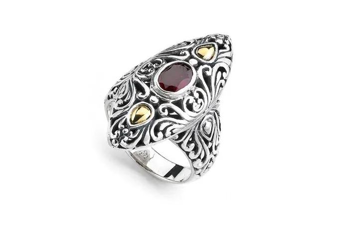 Rings Samuel B Elea Ring Garnet
