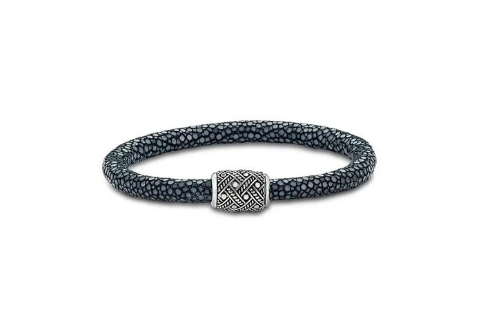 Samuel B Bracelets Tara Bracelet Black Stingray