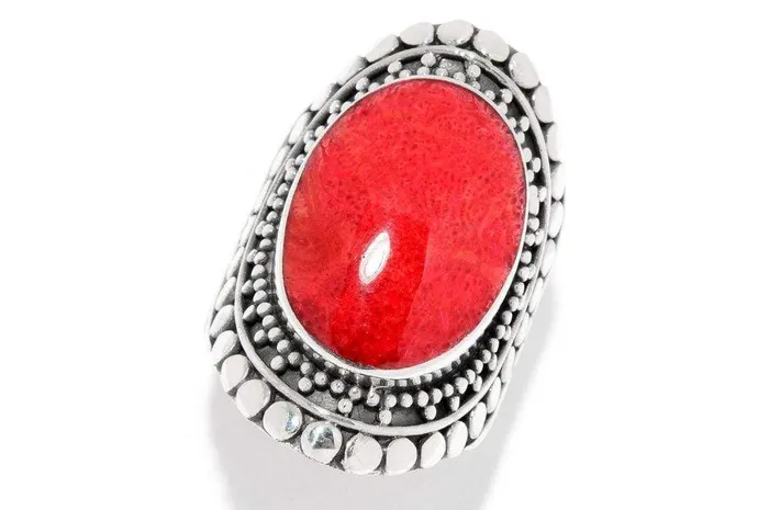 Samuel B Nicolette Ring Coral Rings